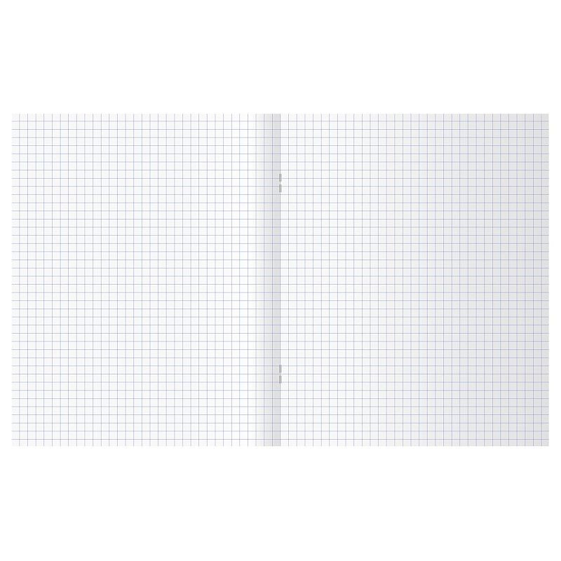 Тетрадь 48л., А4 клетка BG, бумвинил, синий