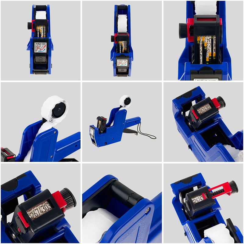 УЦЕНКА - Этикет-пистолет OfficeSpace однострочный, волнистая лента, 8 символов, 22*12мм (осн 321650)
