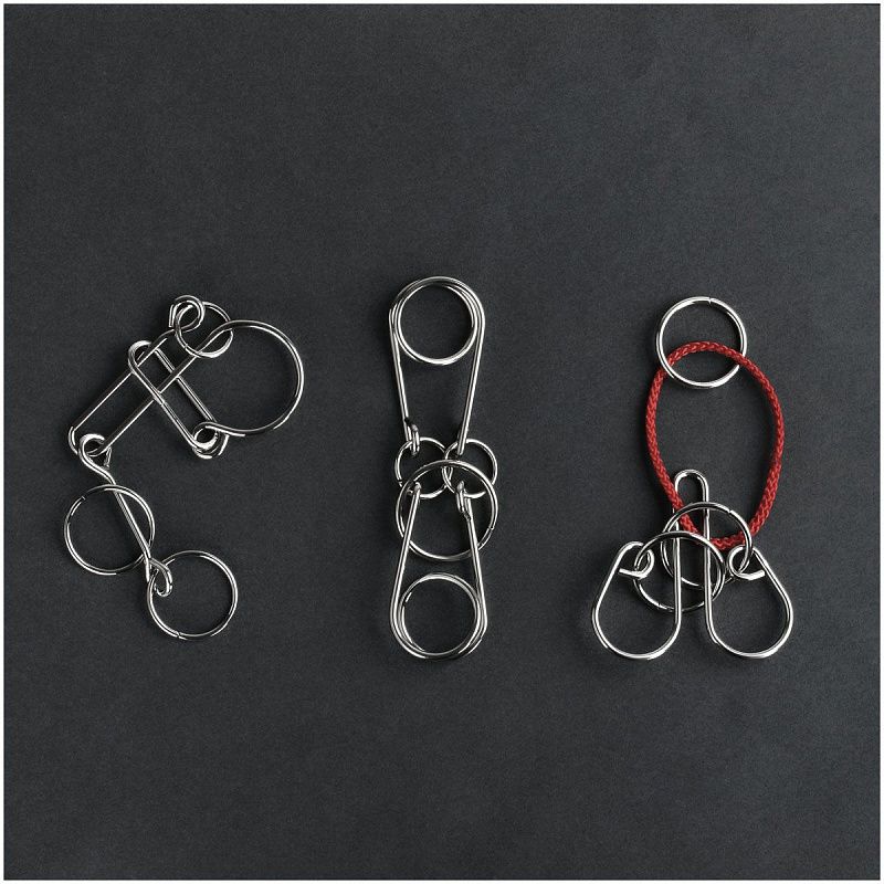 Головоломка металлическая средняя ТРИ СОВЫ, ассорти, 3 уровень сложности 