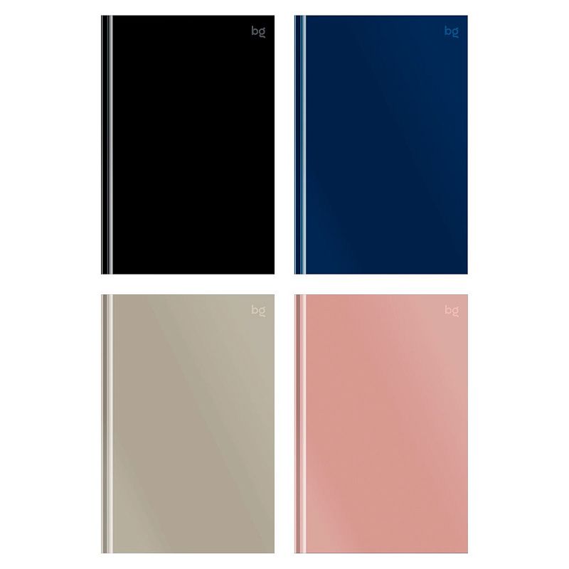 Бизнес-блокнот А6, 64л., евроформат, BG "Моно. Классические цвета", soft-touch ламинация