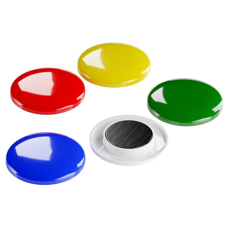 Магнит для досок Berlingo 30мм, 5шт., ассорти, европодвес