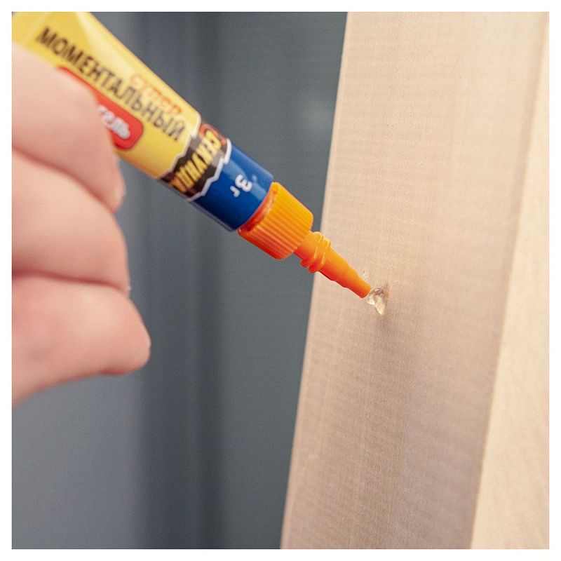 Клей Секунда, гель, 3г, лента