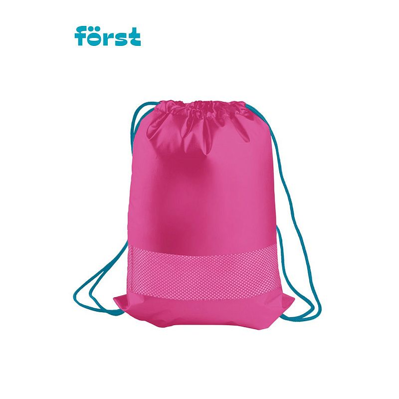 Мешок для обуви 1 отделение Först "Black owl", 350*460мм, вентиляционная сеточка, светоотражающая лента, карман на молнии 