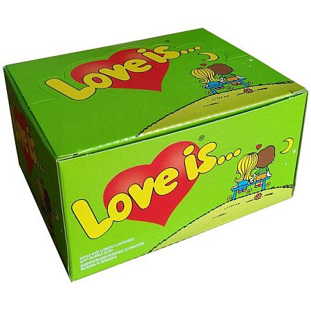 Жевательная резинка  Love is..., яблоко-лимон
