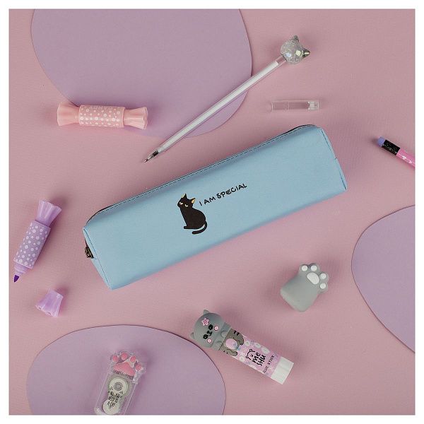 Пенал мягкий 200*55*40 MESHU "The One", искусственная кожа