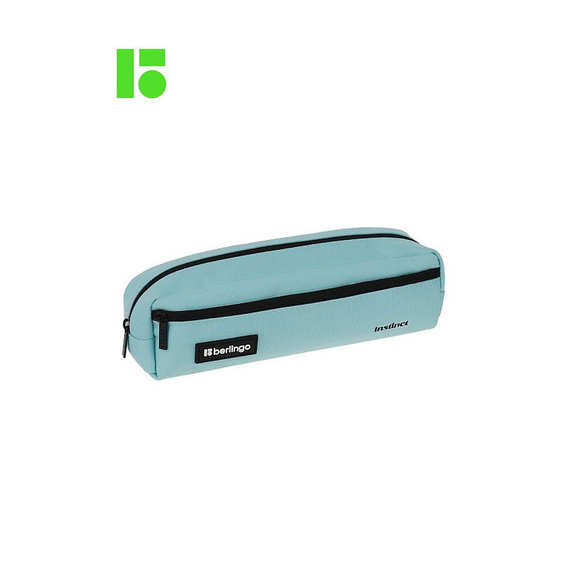 Пенал мягкий 1 отделение, 1 карман, 210*60*50 Berlingo "Instinct blue", полиэстер 