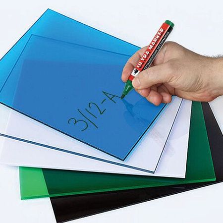 Маркер перманентный ULTRA MARKER, ЗЕЛЕНЫЙ, 3,5 мм, с клипом, BRAUBERG, 152207 