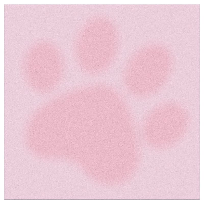 Блок для записей MESHU "Paw", 8,5*8,5см, 100л., на склейке