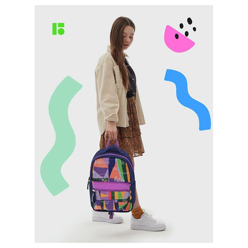 Рюкзак Berlingo "Jumble" 41*28*16см, 1 отделение, 3 кармана, уплотненная спинка 