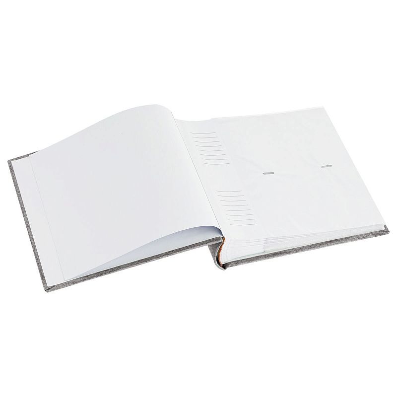 Фотоальбом 200 фото 10*15см, ArtSpace "Gray", бумажные страницы, ткань с окном