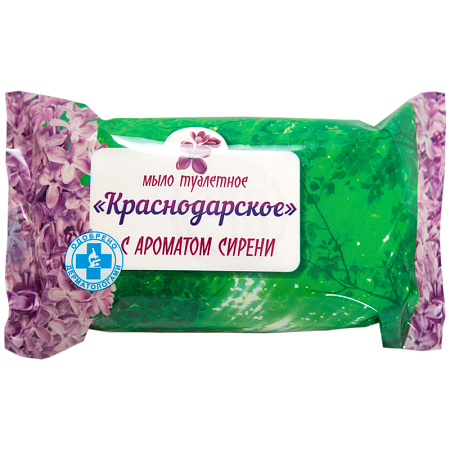 Мыло туалетное Меридиан "Краснодарское. Сирень", 100г, флоу-пак 