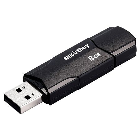 Память Smart Buy "Clue"  8GB, USB 2.0 Flash Drive, черный