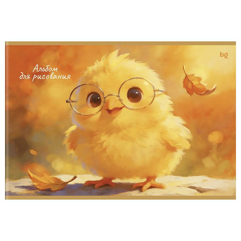 Альбом для рисования 12л., А4, на скрепке BG "Лесные малыши"