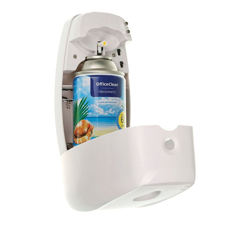 Диспенсер для автоматического освежителя воздуха OfficeClean Professional, ABS-пластик, белый 