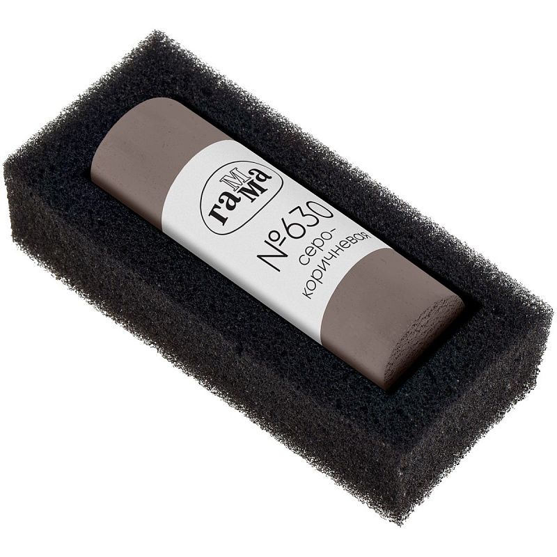 Пастель художественная Гамма, серо-коричневая №630, картон. упак., европодвес