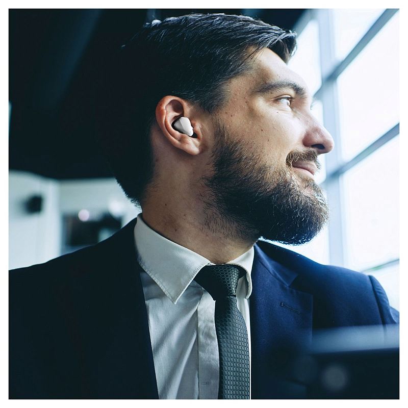 Наушники с микрофоном беспроводные Smartbuy Boa, Bluetooth 5.1, сенс. упр., разъем Type-C, белый