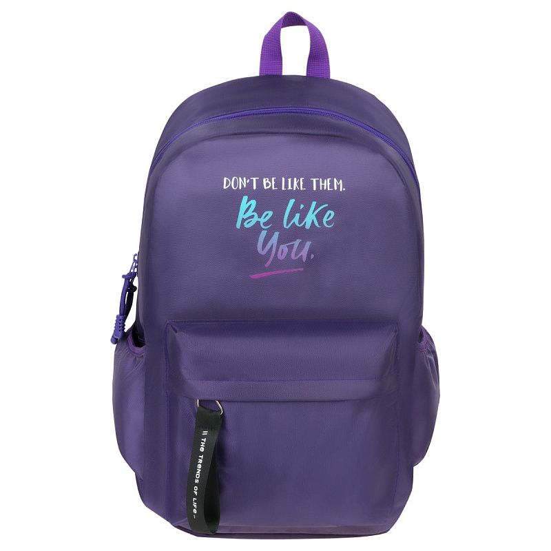 Рюкзак MESHU My City "Be Like", 46*30*13см, 1 отделение, 4 кармана, уплотн. спинка 