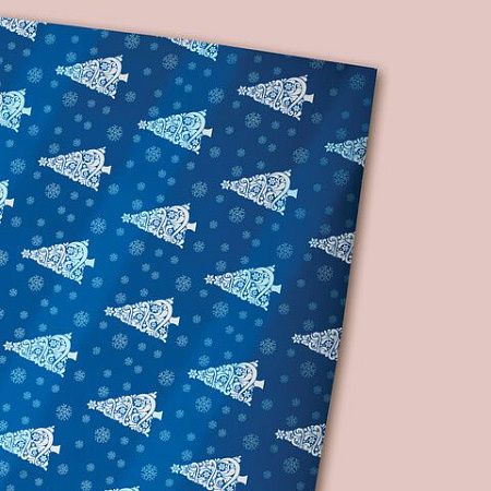 Бумага упаковочная С ЭФФЕКТАМИ новогодняя НАБОР 3 шт. "Хmas Pattern", 70х100 см, ЗОЛОТАЯ СКАЗКА, 591935