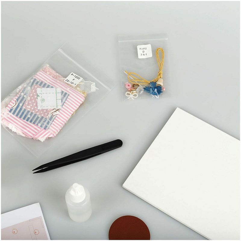 Сборная модель ТРИ СОВЫ, Румбокс "Детская комната с игровой зоной", 15*15*19см, картонная коробка