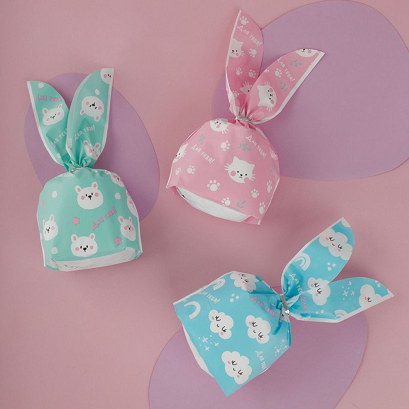 Набор подарочных пакетов 13.5*22 см, MESU "Funny pattern", 30 шт