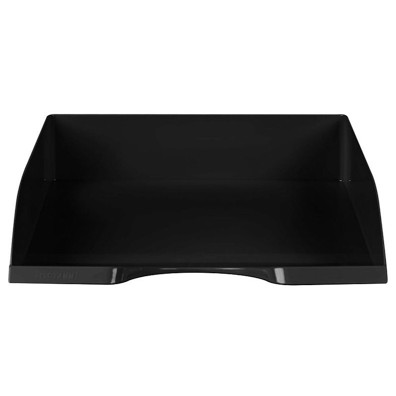 Лоток для бумаг горизонтальный СТАММ "Дельта", черный