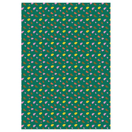 Упаковочная бумага глянц. 70*100см, MESHU "Terrazzo", 80 г/м2, ассорти, 5 дизайнов