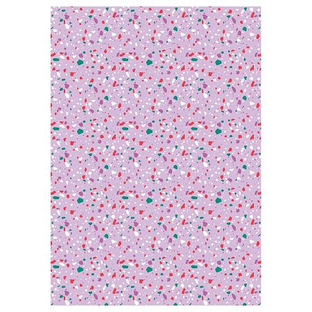 Упаковочная бумага глянц. 70*100см, MESHU "Terrazzo", 80 г/м2, ассорти, 5 дизайнов