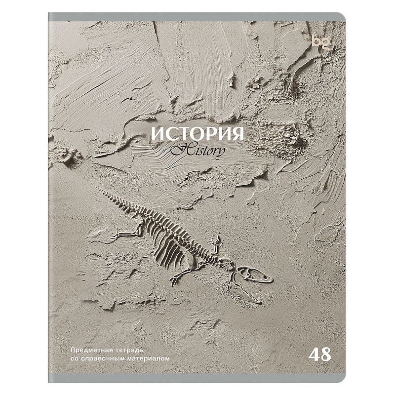 Тетрадь предметная 48л. BG "Печать времени" - История, тиснение