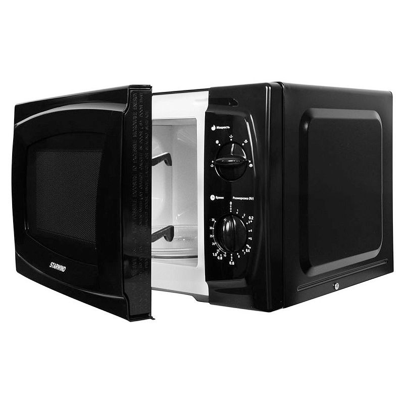 Микроволновая печь Starwind SWM5420, 20л, 700Вт, механическое управление, черная