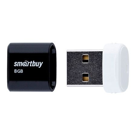 Память Smart Buy "Lara"  8GB, USB 2.0 Flash Drive, черный