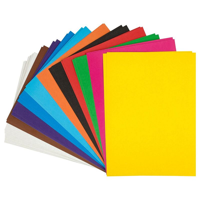 УЦЕНКА - Набор белого немел. картона 10л. и цв. немел.картона 20л., 10цв., А4, Мульти-Пульти, в папке "Чебурашка"