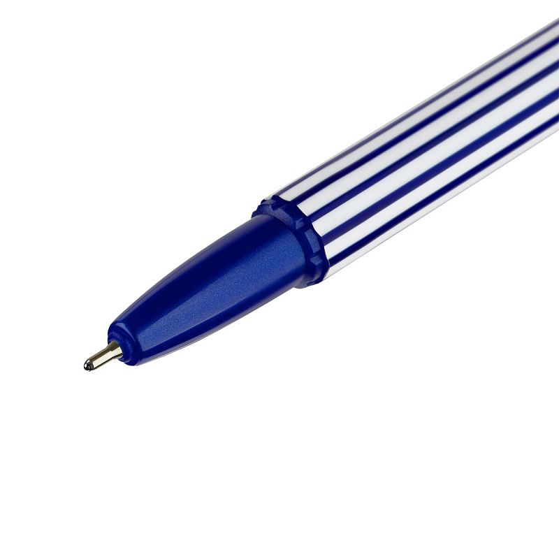 Ручка шариковая Luxor "Stripes" синяя, 0,7мм 