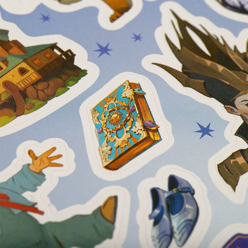 Наклейки бумажные Мульти-Пульти "Волшебник изумрудного города", 12*18см, европодвес