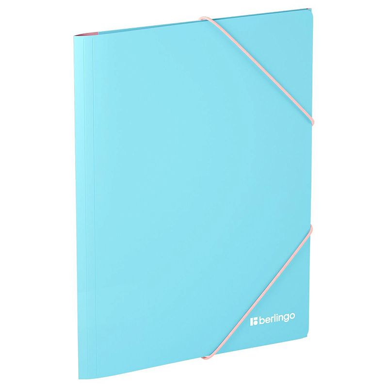 Папка на резинке Berlingo "Haze" А4, пластик, 600мкм, софт-тач, ассорти 