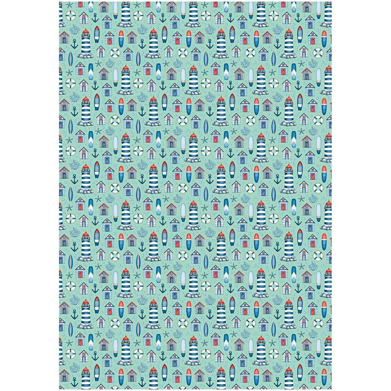 Упаковочная бумага глянц. 70*100см, MESHU "Мир техники", 80г/м2, ассорти 5 дизайнов