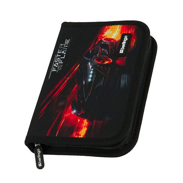 Пенал 1 отделение, 200*140*40 Berlingo "Faster Than The Flame", дополнительная откидная секция, полиэстер