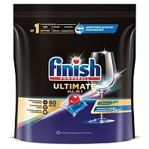 Капсулы для посудомоечных машин 60шт FINISH Ultimate All in 1, ш/к 95897, 3264527 