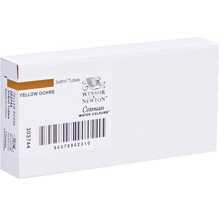 Акварель художественная Winsor&Newton "Cotman", 8мл, туба, желтая охра