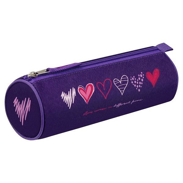 Пенал 210*80 ArtSpace "Loving hearts", тубус, полиэстер