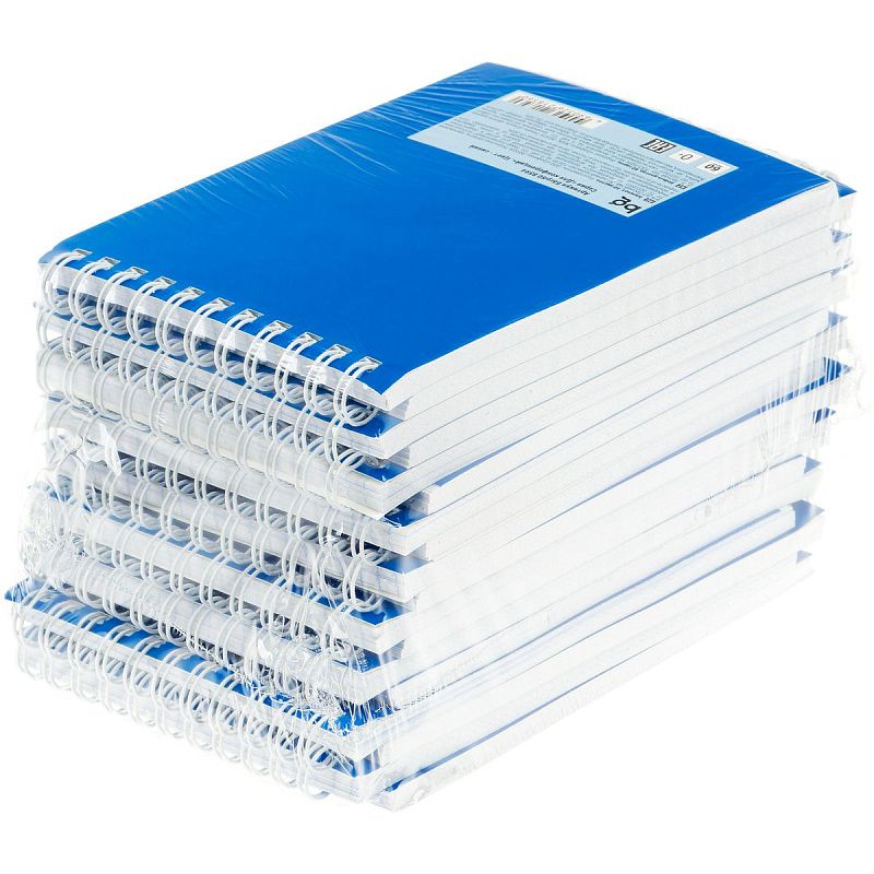 Блокнот А6 60л. на гребне BG "Для конференций", синий