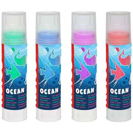 Клей-карандаш Kores "Ocean", 20г, прозрачный, ПВП
