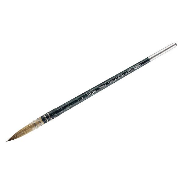 Кисть художественная синтетика Гамма "Модерн", круглая №8, французское крепление, короткая ручка