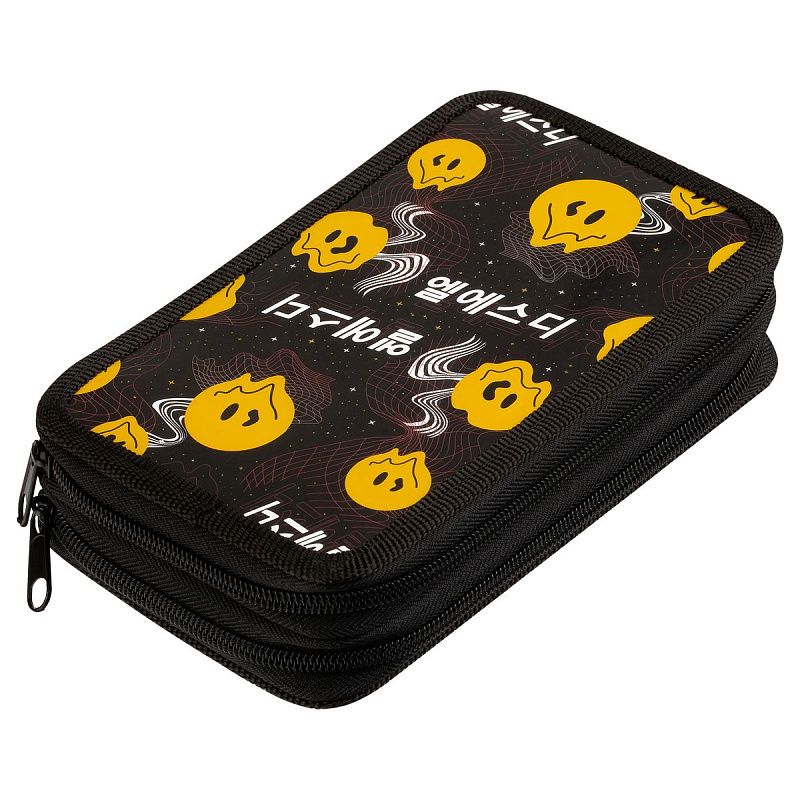 Пенал 2 отделения, 190*110 ArtSpace "Smile", ламинированный картон 