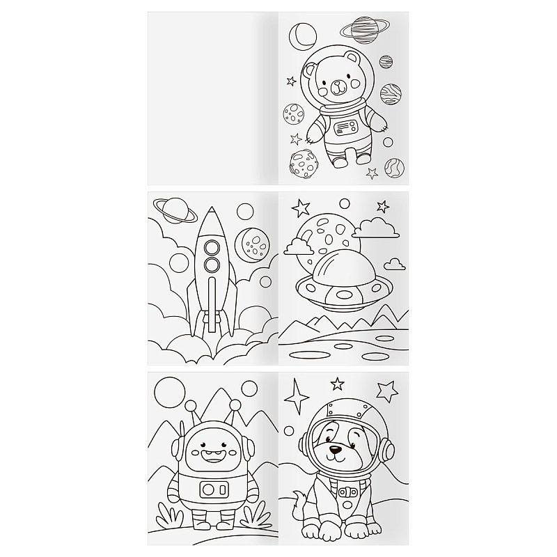 Раскраска А4,  8 стр. ТРИ СОВЫ "Раскраски для мальчиков"