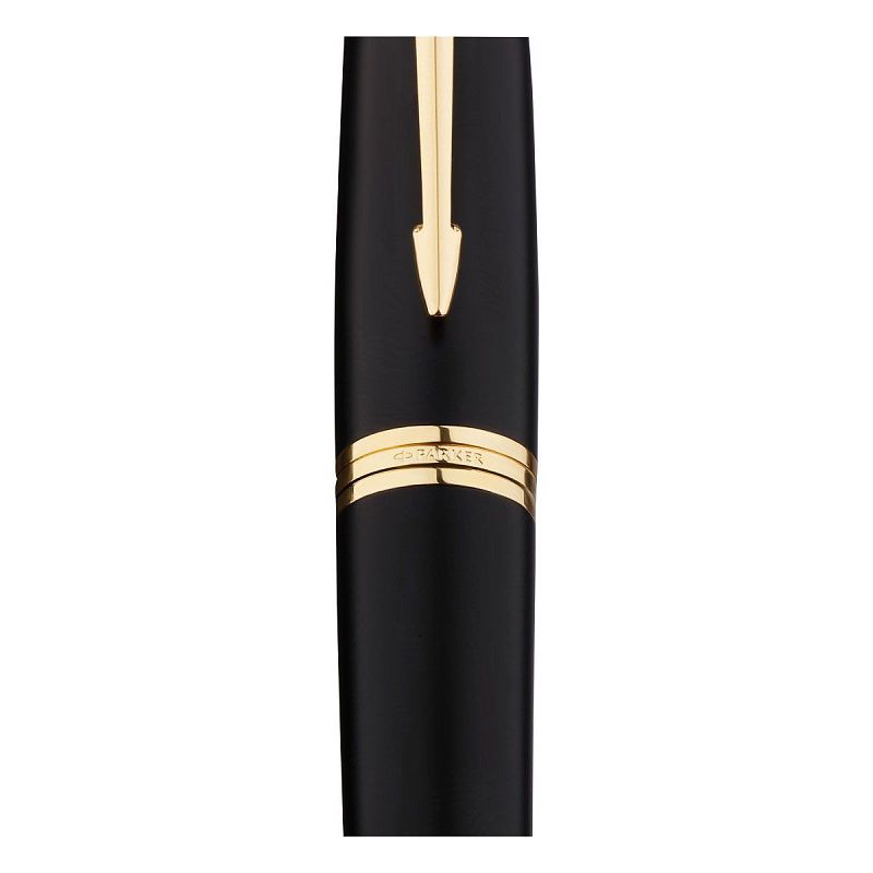Набор Parker "Urban Duo": ручка шариковая Urban Black GT, синяя, 1,0мм + перьевая ручка Urban Black GT 