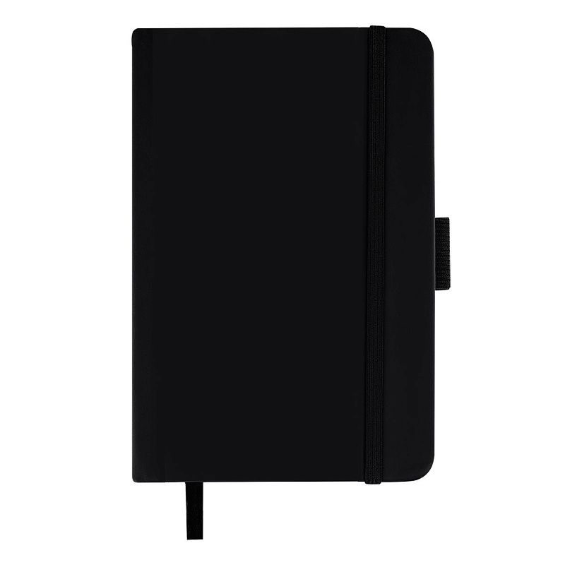 Скетчбук 100л., 90*140 Гамма "Студия", черный, твердая обложка, на резинке, белая, 110г/м2