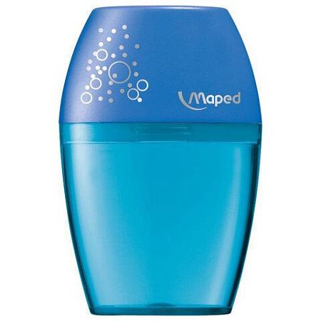 Точилка MAPED (Франция) "Shaker", с контейнером повышенной вместимости, ассорти, дисплей, 534753 