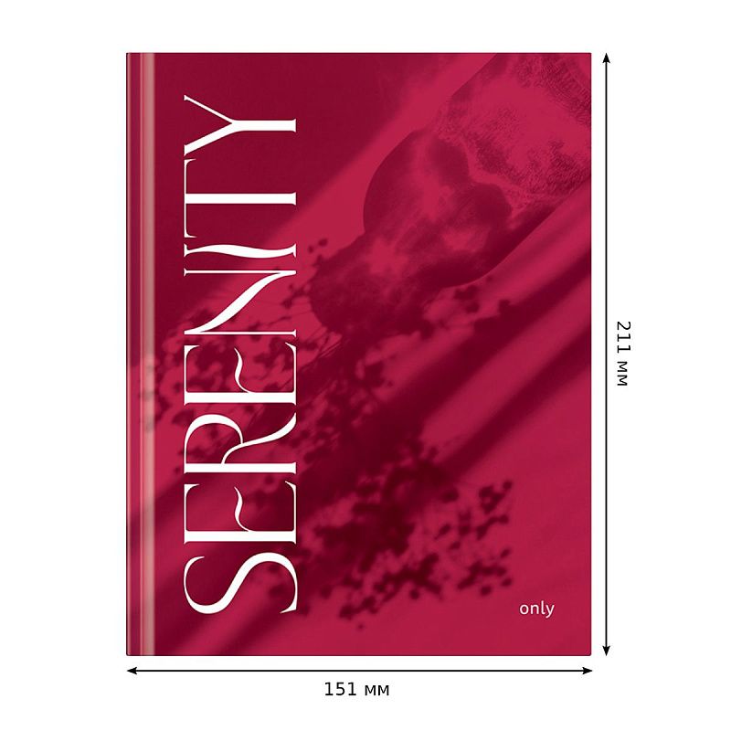 Бизнес-блокнот А5, 80л., евроформат, BG "Viva magenta", soft-touch ламинация