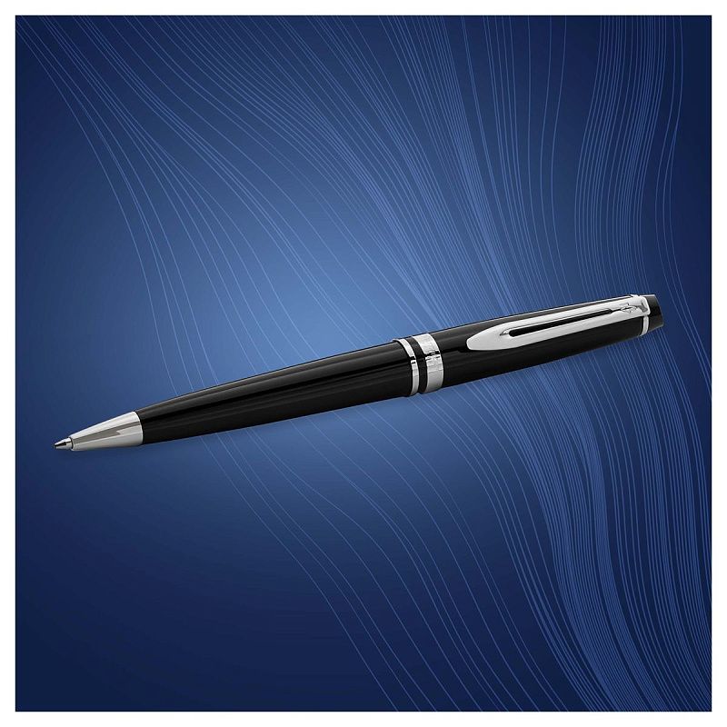 Ручка шариковая Waterman "Expert Black PT" синяя, 1,0мм, подарочная упаковка 