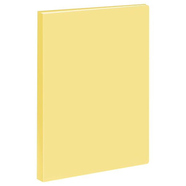 Папка с 20 вкладышами СТАММ А4, 14мм, 500мкм, пластик, пастель, желтая